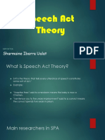 Speech Act Theory