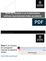 3. Guía de acceso a Blackboard