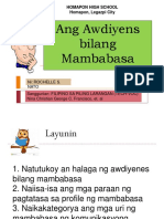 Awdiyens Bilang Mambabasa