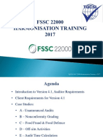 TQCSI FSSC 22000 Harmonisation Training - 2017
