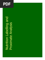 Lab Report Food Analaysis-Moisture | PDF | Foods | Food Processing