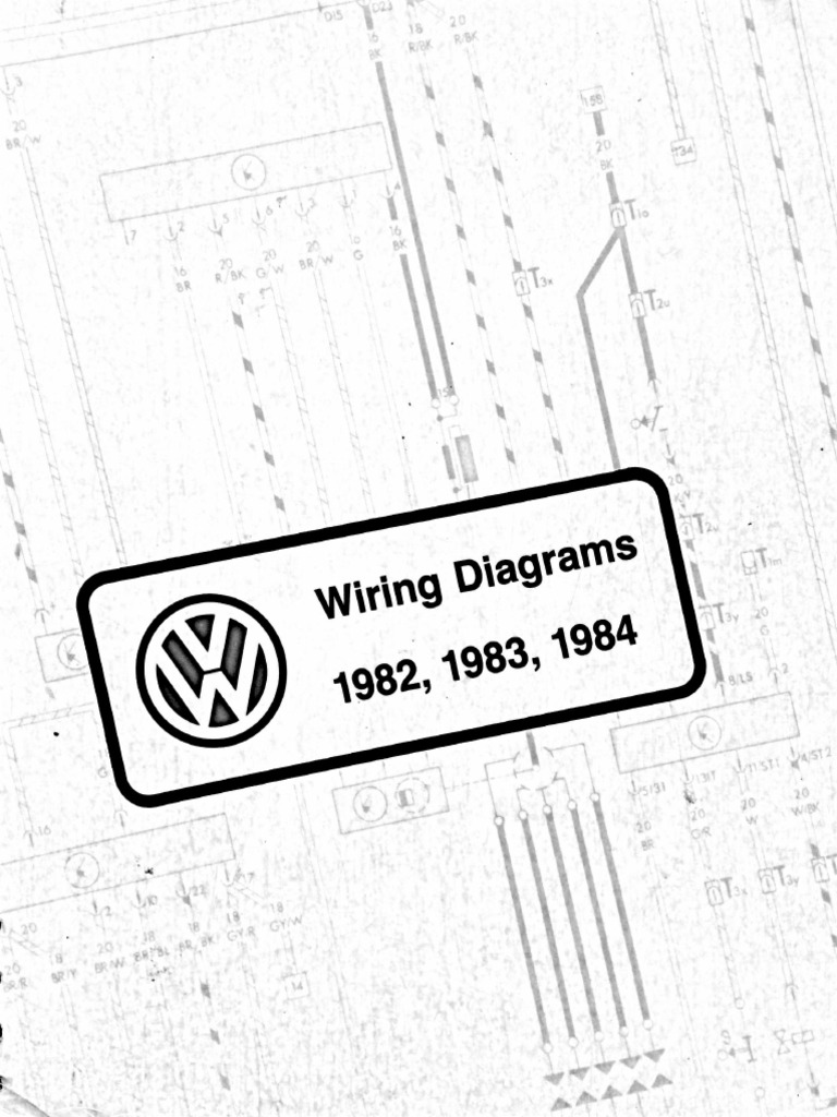 01 1983 VW Rabbit Wiring Diagrams PDF PDF