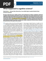 Núñez Et Al - 2019 - What Happened To Cognitive Science