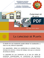 Capacidad de Planta