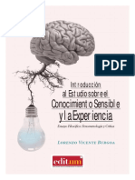 Introducción Al Estudio Sobre El Conocimiento Sensible y La Experiencia PDF