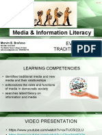 Media and Information Literacy