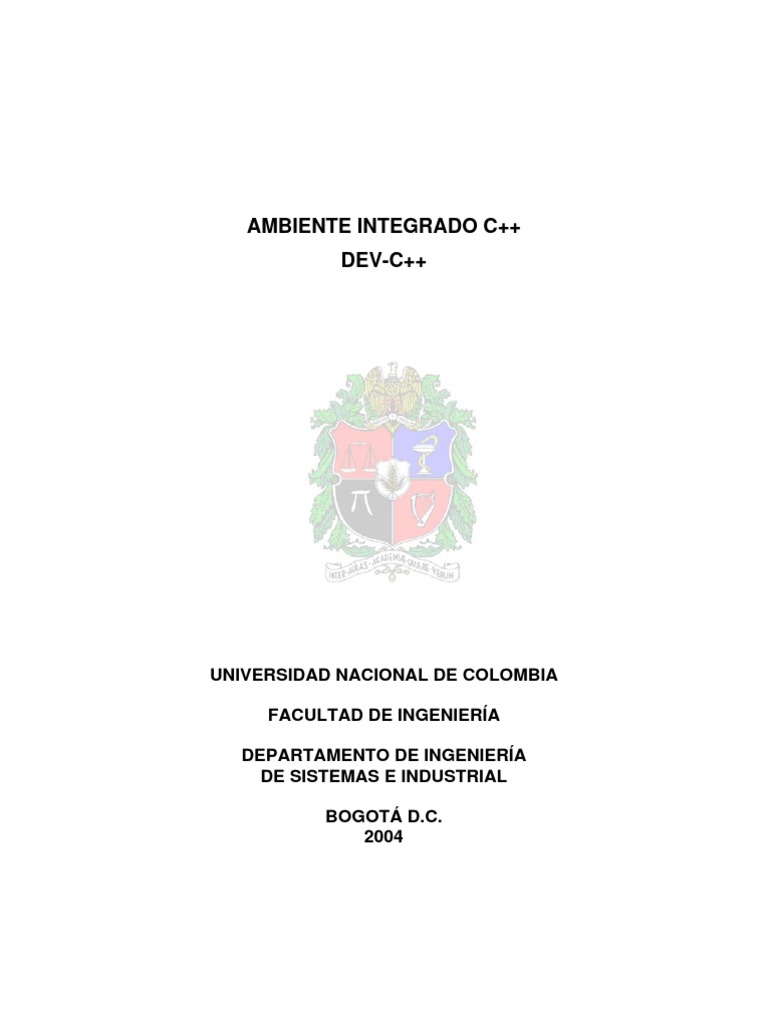 Manual Dev C++ | PDF | C ++ | Entorno de desarrollo integrado