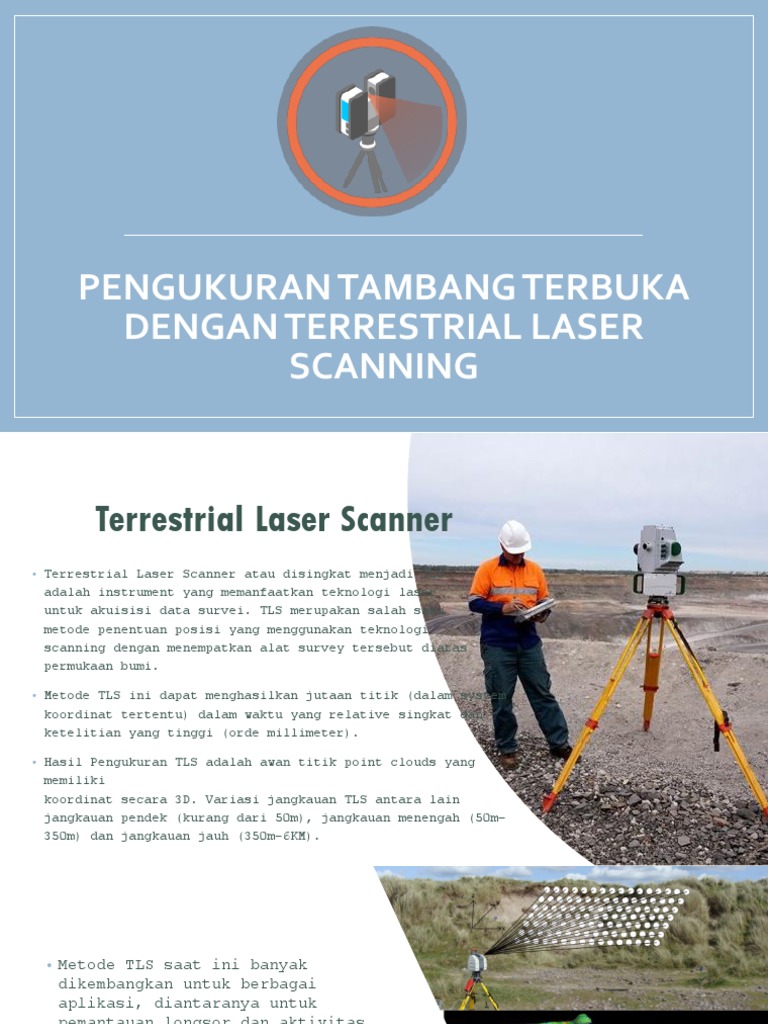 Pengukuran Tambang Terbuka Dengan Terrestrial Laser Scanning | PDF