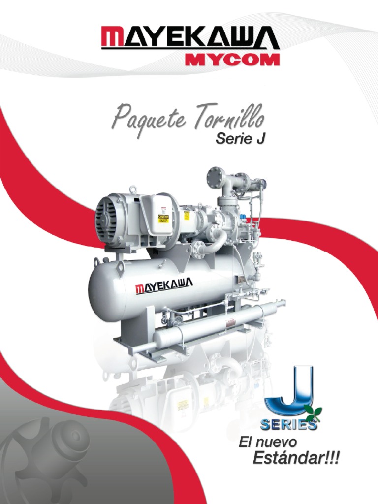 Compresor Mycom Tornillo Serie J Pdf