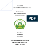 Makalah Hubungan Gizi Dan Kesehatan Gigi