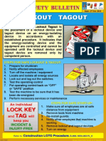 Lockout Tagout: Lock KEY TAG