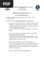 Questões EJA