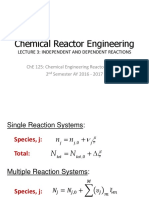 Lecture 3 - Independent and Dependent Reactions