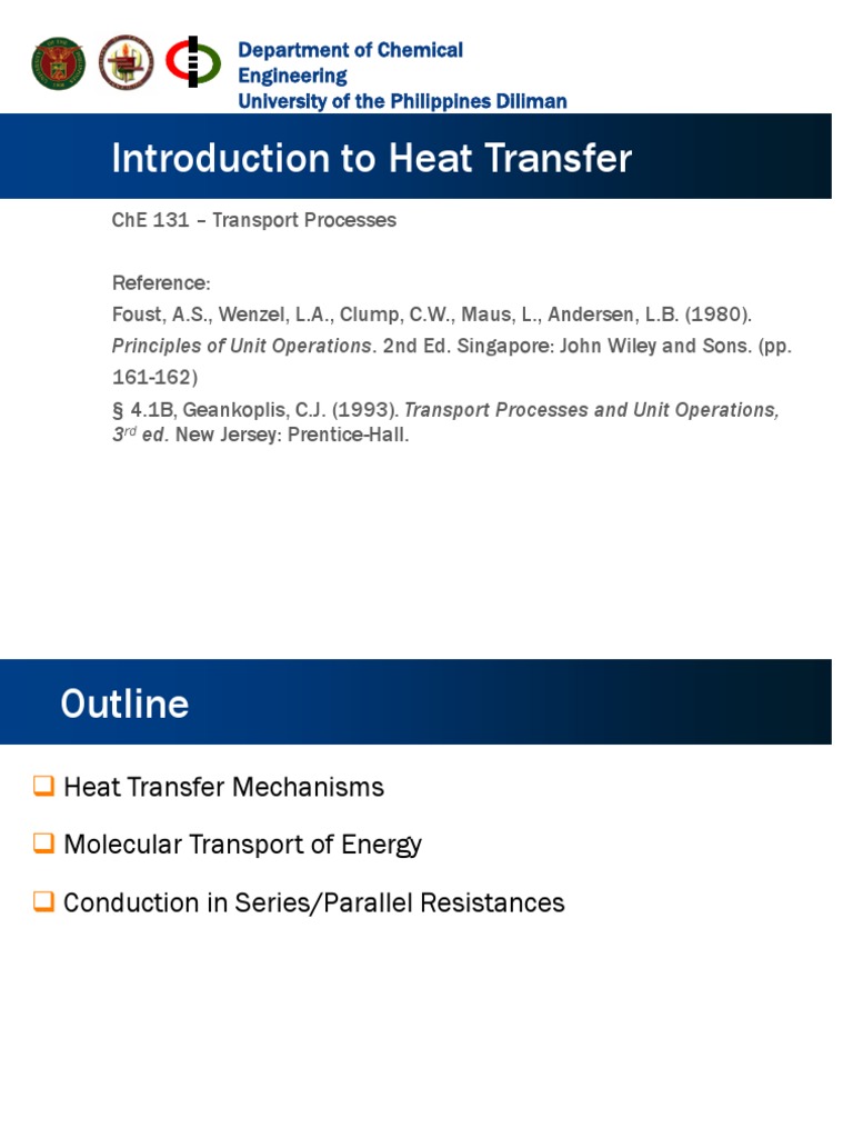 Introduction to Heat Transfer Concepts | PDF | Thermal Conduction ...