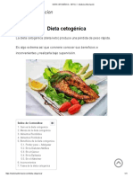 DIETA CETOGÉNICA - KETO - Medicina Información PDF