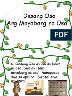 Wk8 Si Onsang Oso - Ang Mayabang Na Oso