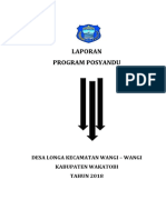 Cover Laporan Program Posyandu