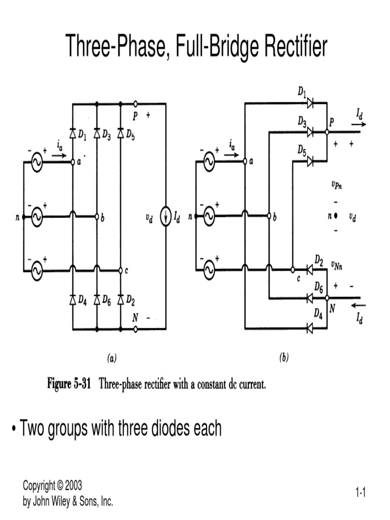 Three Phase Full Bridge Rectifier | PDF | Science & Mathematics