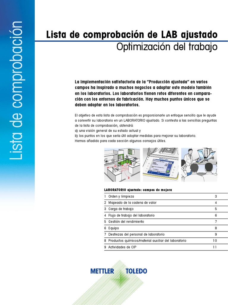 Checklist Lean Lab ES | PDF | Laboratorios | Cadena de valor
