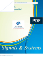 Signals and Systems Question Bank