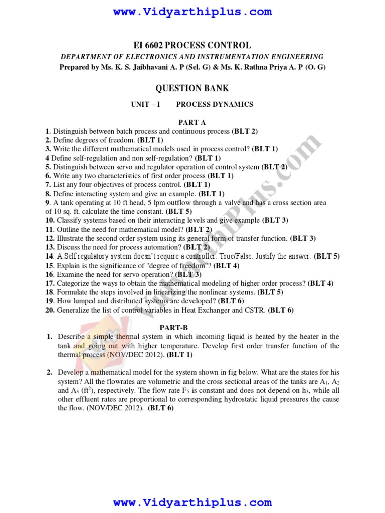 Computerised Process Control Sysytem | PDF | Control Theory | Systems ...
