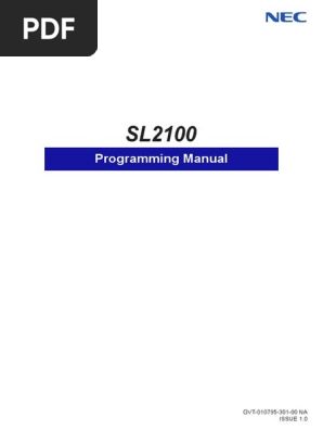 301 00 1 0 Sl2100 Programming Pdf Session Initiation Protocol Voice Over Ip