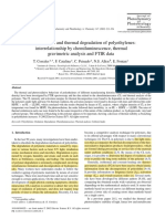 Photooxidative and Thermal Degradation of Polyethylenes-CLA, TGA and FTIR