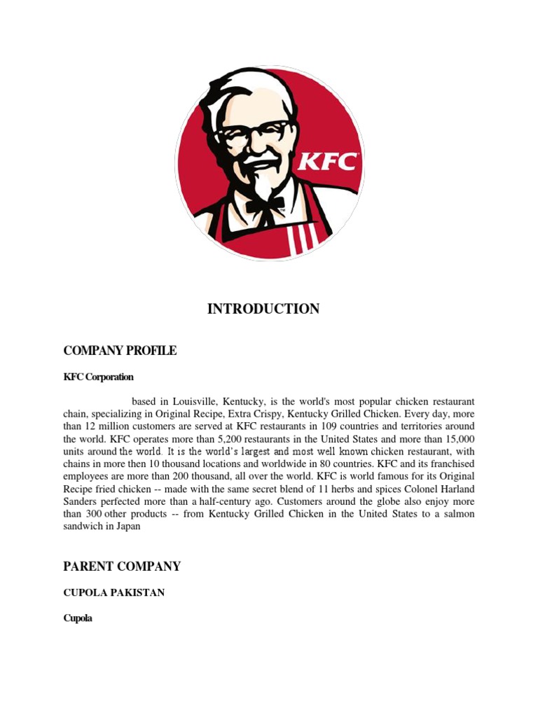 Kentucky Fried Chicken A | PDF | Net Income | Operations Management