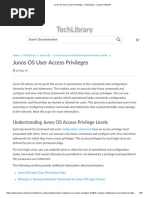 Junos OS User Access Privileges - TechLibrary - Juniper Networks