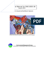 Procedural Manual On Industrial Ecowatch PDF