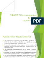 CSE4255: Telecommunication: Telephone Network