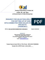 RFS - Wind-Solar Hybrid Power Developers - 2500MW ISTS Connected-Tranche-I