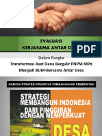 Evaluasi Kerjasama Antar Desa