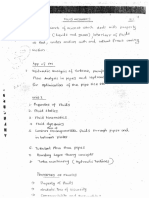 Fluid Mechanics Class Notes PDF