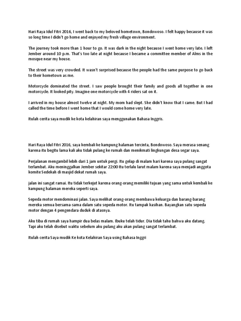 Hari Raya Idul Fitri 2016 Nature