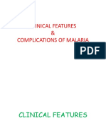 Clinical Features & Complications of Malaria