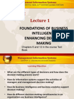 Session 2: Foundations of Business Intelligence Enhancing Decision Making