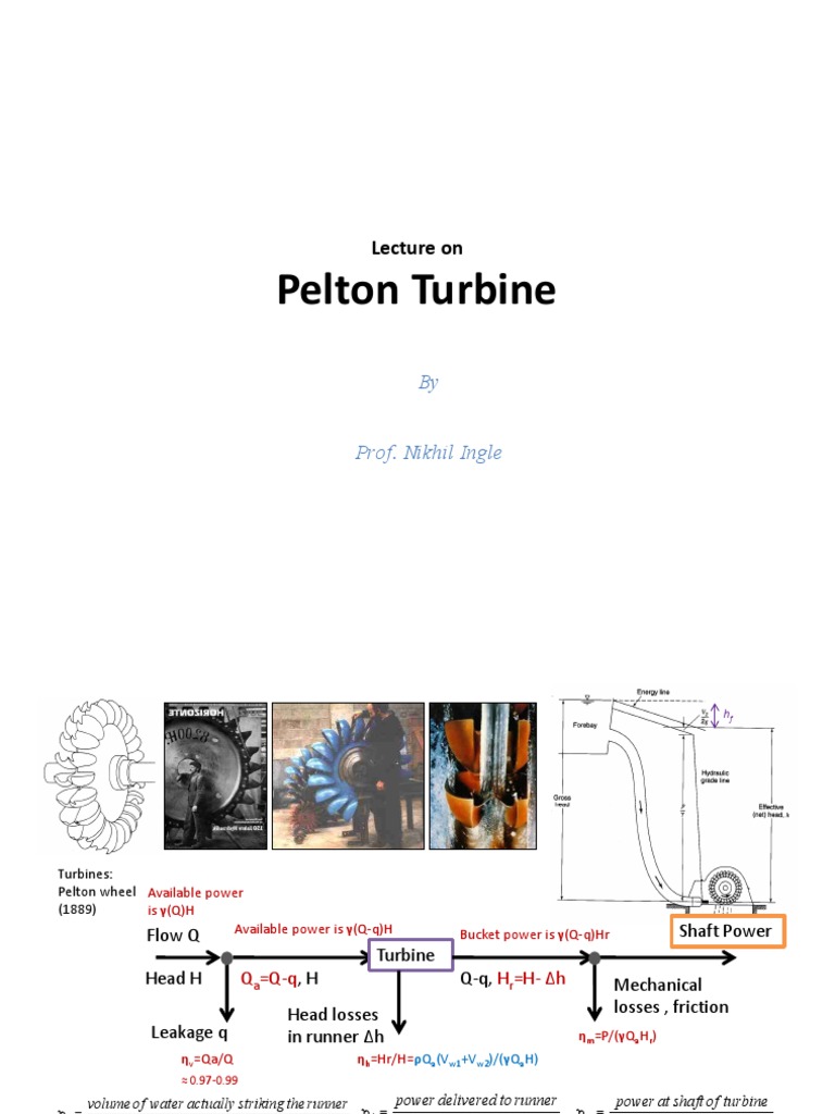 Pelton Turbine | PDF | Turbine | Energy Technology