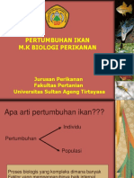 Pertumbuhan Ikan