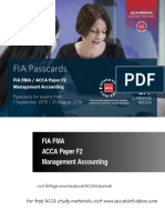 F2 BPP Passcards 2016 PDF