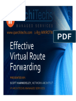 Effective Virtual Routing and Forwarding