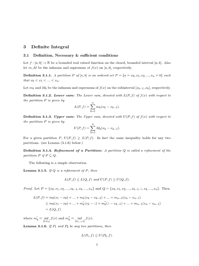 Integration Pdf Integral Mathematical Relations