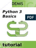 Python 3 Basics Tutorial