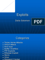 Exploits: Dalia Solomon