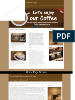 Coffee Shop Management System PHP Project Screens