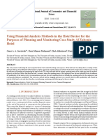 Using Financial Analysis Methods in The Hotel Sector For The Purposes of Planning and Monitoring Case Study Al Zaitonia Hotel