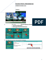 Panduan Mengemaskini Profil Perkhidmatan - HRMIS PDF