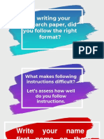 In Writing Your Research Paper, Did You Follow The Right Format?