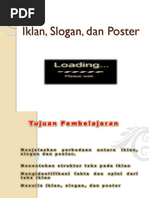 Apakah Persamaan Dan Perbedaan Iklan Slogan Dan Poster