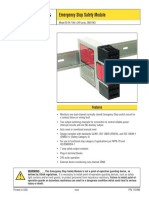 Emergency Stop Safety Module: Features
